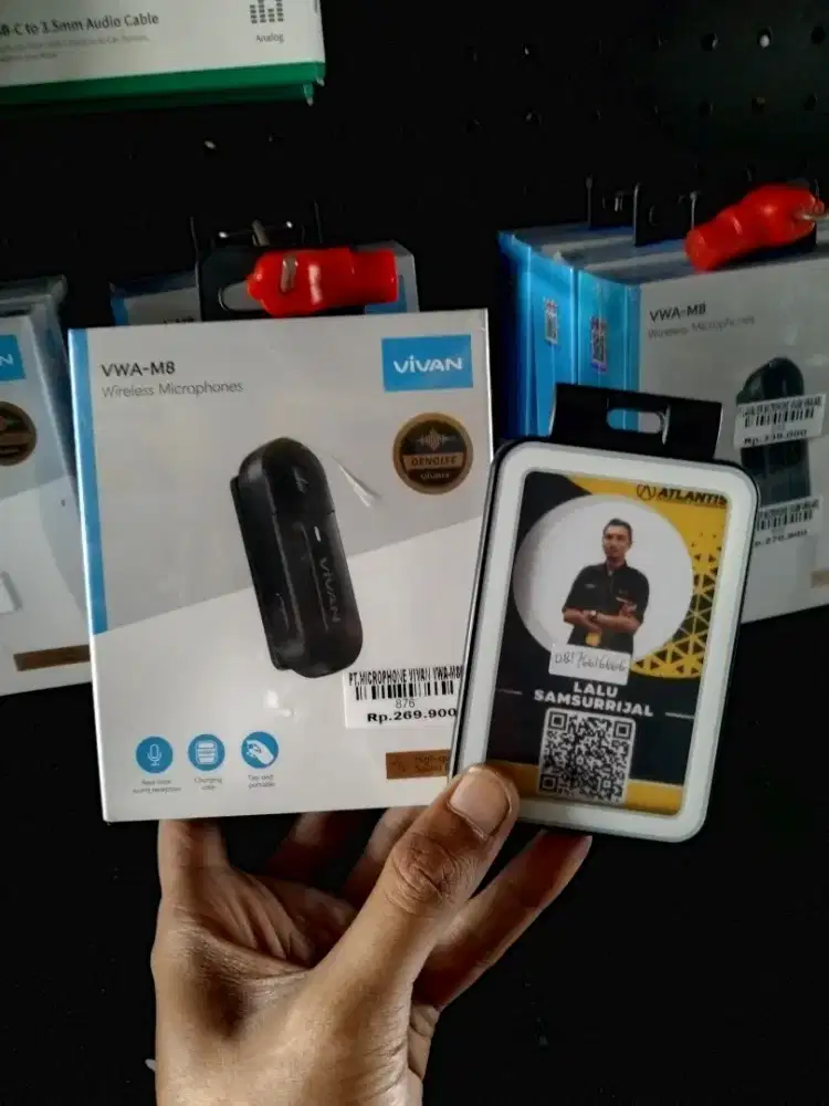 MICROPHONE VIVAN VWA-M8|ATLANTIS DAHSYAT