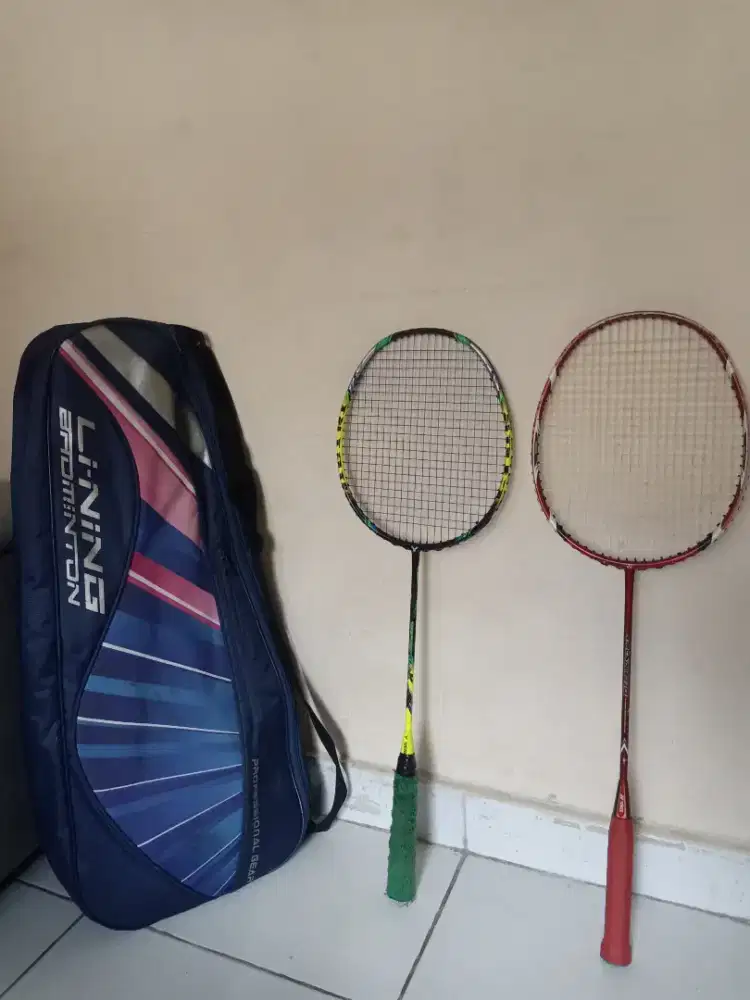 Set raket merk Viktor dan yonex
