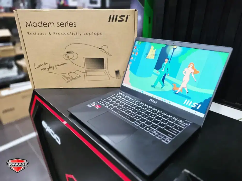 PROMO! MSI MODERN 14 C7M 280ID AMD RYZEN 7-7730U | 16GB/512GB
