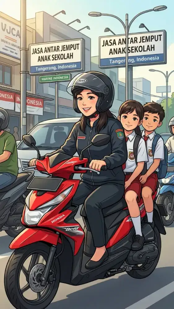 Jasa antar jemput anak sekolah Binong Curug