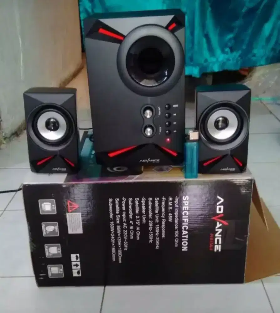 Speaker m180 cleon bluetooth radio FM baru