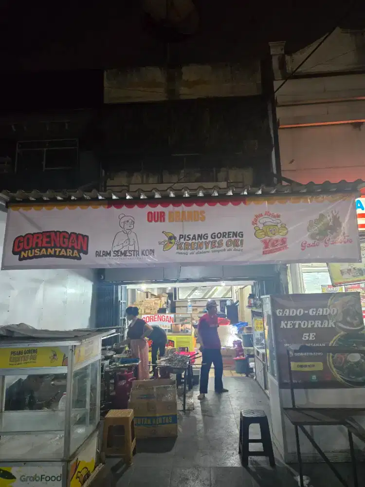 Di butuhkan karyawan laki2 dan perempuan untuk bekerja di kios makanan