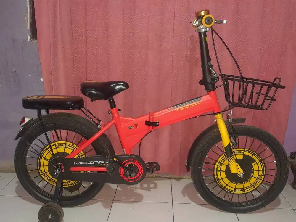 Sepeda Lipat Anak SNI Ukuran 18 Inch