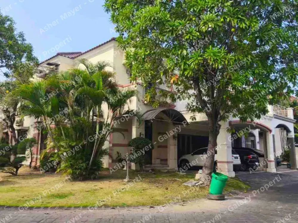 rumah mewah hook di Wisata Bukit Mas 2 Royal Palais, dekat dengan pakuwon mall kampus Unesa, Nasional Hospital dan CBD Surabaya Barat