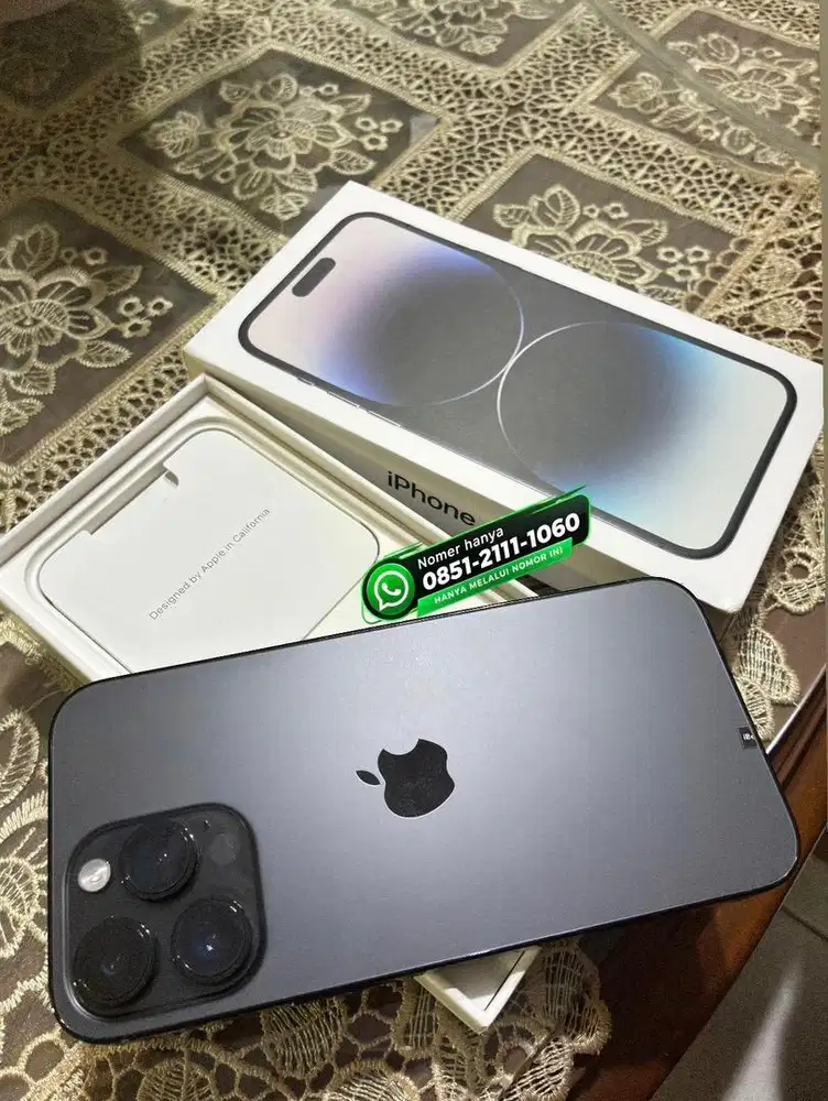 iPhone 14 Pro Max 128GB iBox Battery 100% — Space Black
