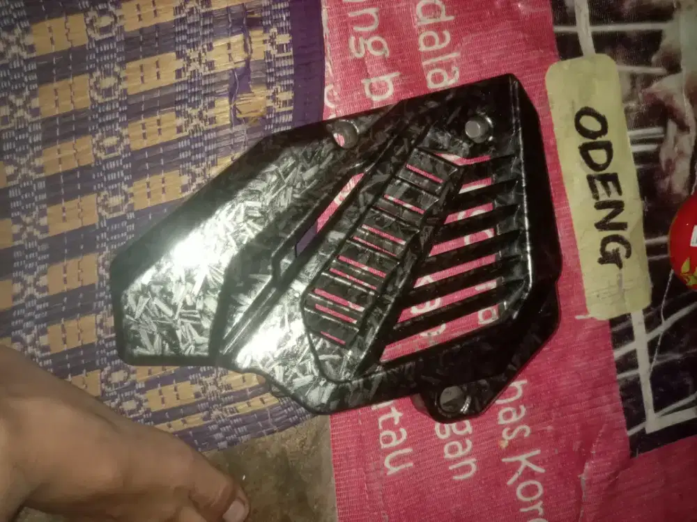 Cover radiator carbon vario