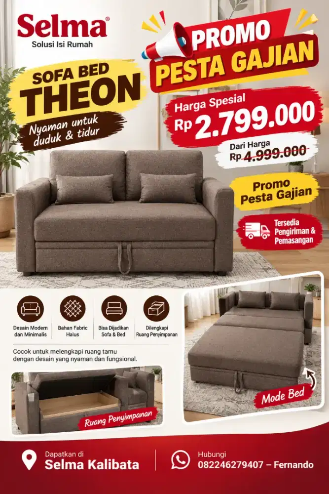 Sofa tamu murah theon