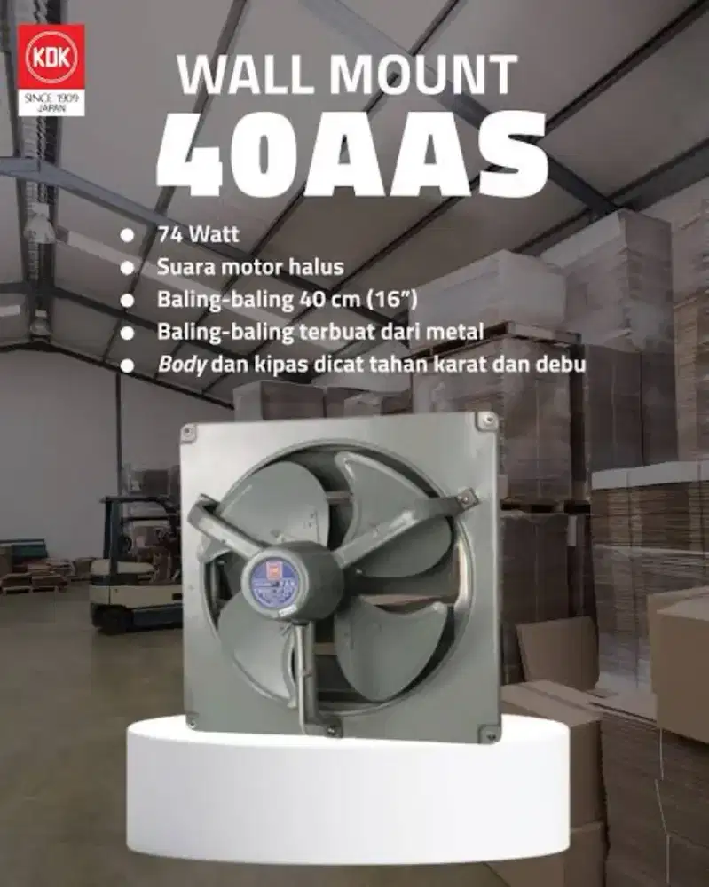Exhaust Fan Kipas Angin merk KDK 40AAS 40cm 16