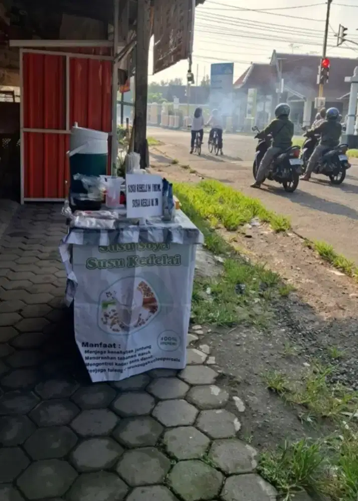 Jualan susu kedelai
