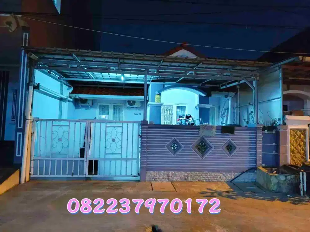 DIJUAL RUMAH RAPI MURAH DALAM CLUSTER BULEVAR HIJAU HARAPAN INDAH  BEKASI