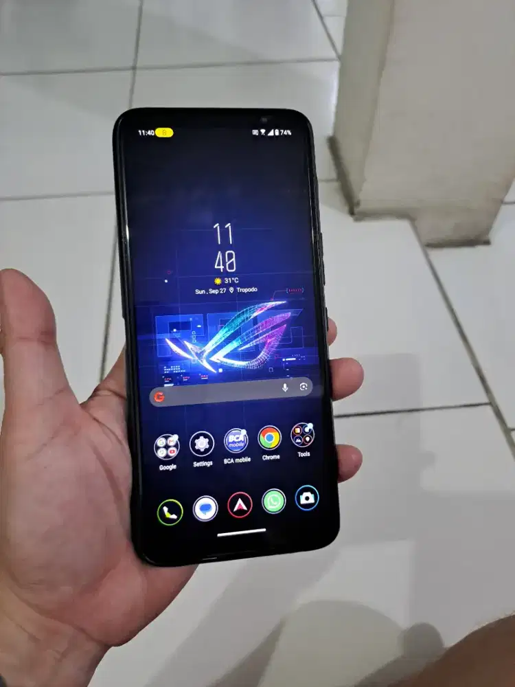 Asus ROG 6 White 8/256 kondisi 95%