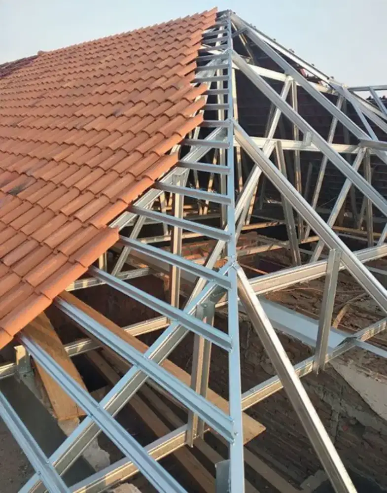 Kanopi bajaringan plapon, ganti atap rumah