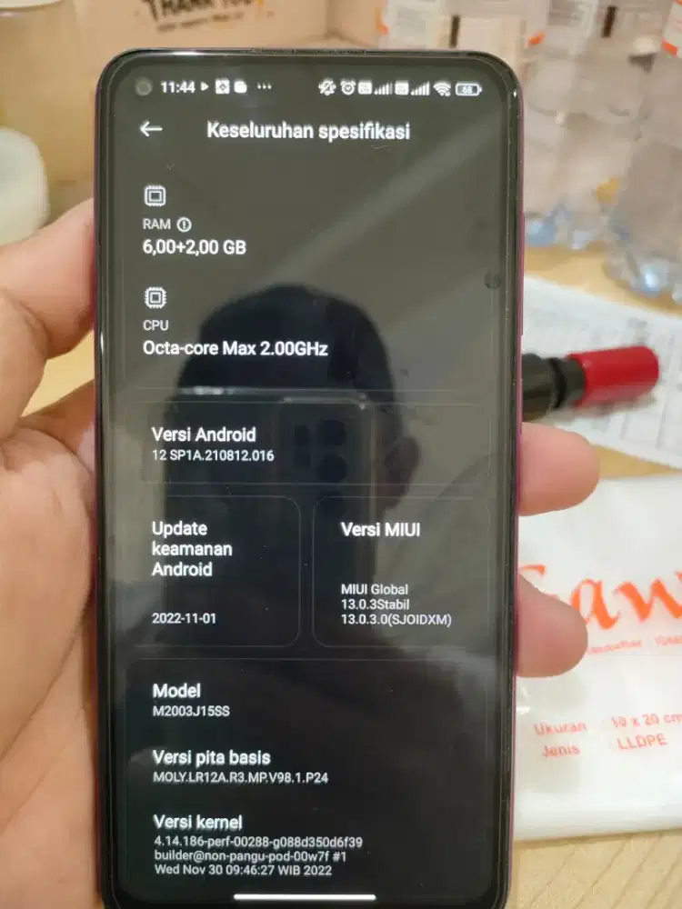 Redmi not 9 ram 6+2/128GB
