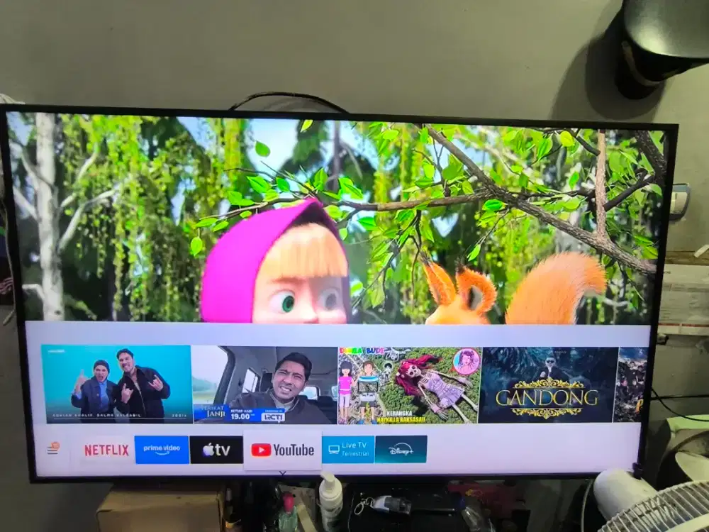 SAMSUNG LED SMART TV UHD 58INCH KONDISI NORMAL MULUS TANPA MINUS
