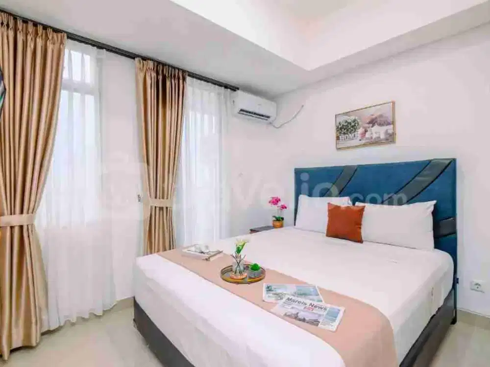 Jual Super murah, 2 unit apartemen marrakech(studio digabung) , Fullfurnish di Marrakech, Mall Pesona Square, Jl.Juanda Depok