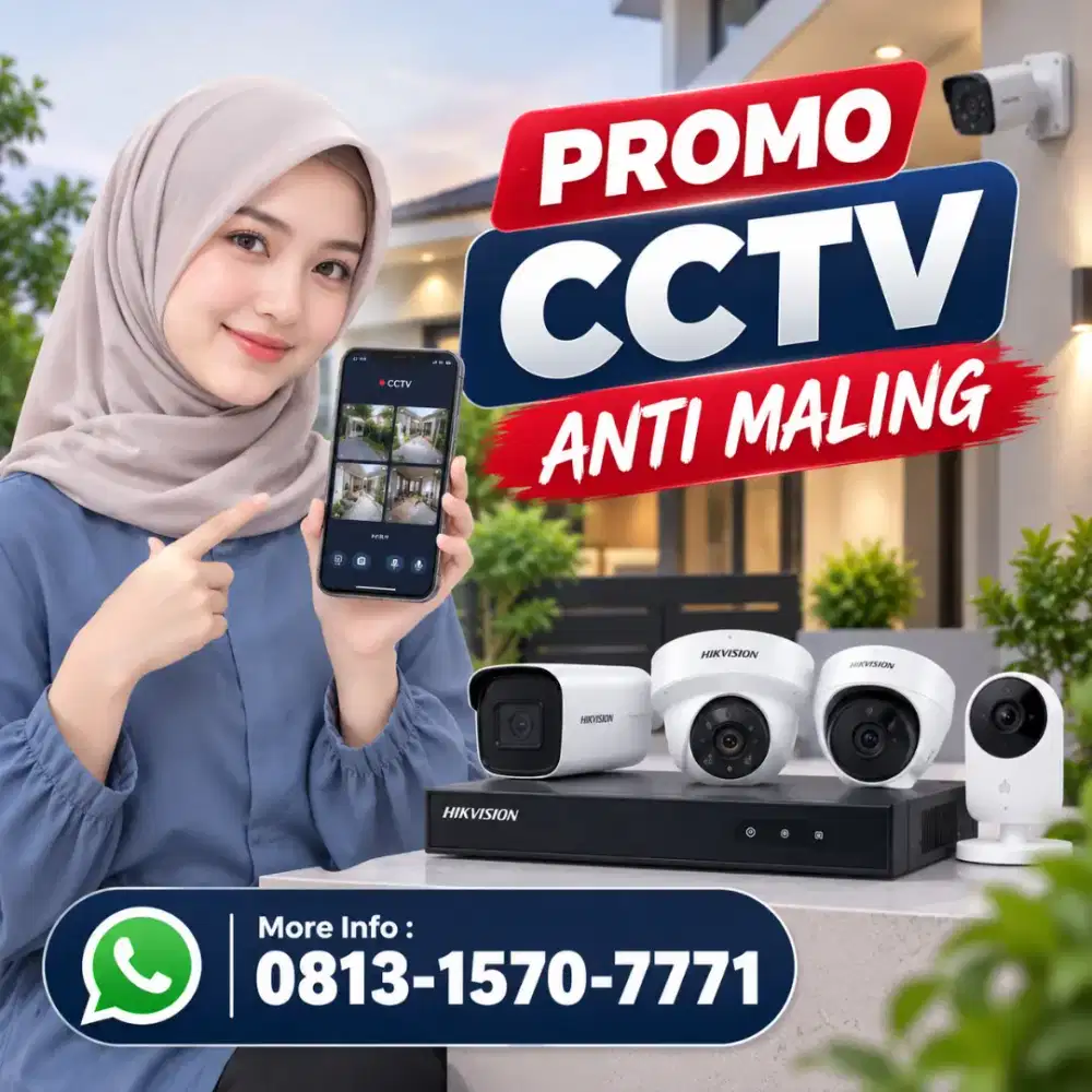 PROMO CCTV ANTI MALING BISA PANTAU DIHP