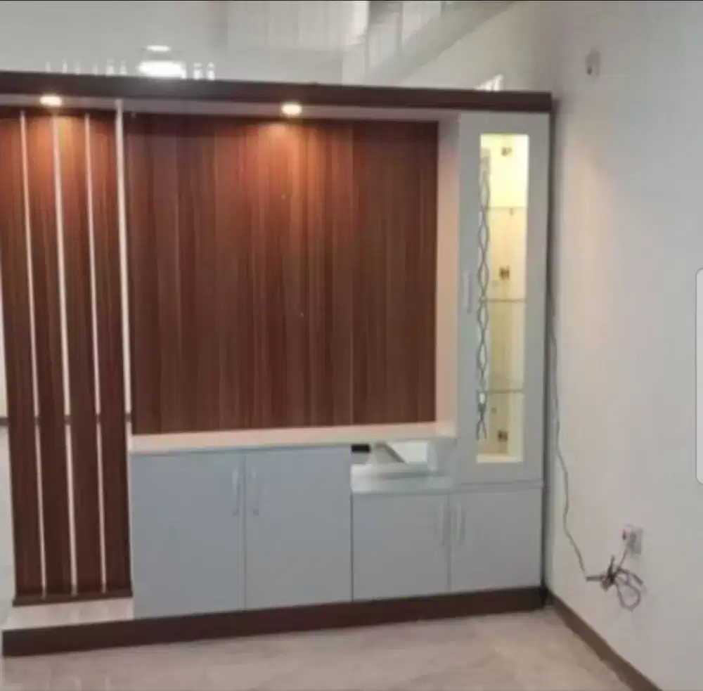 Lemari Partisi Penyekat Ruangan Bahan HPL Tahan Air, Bukan Mdf Murah