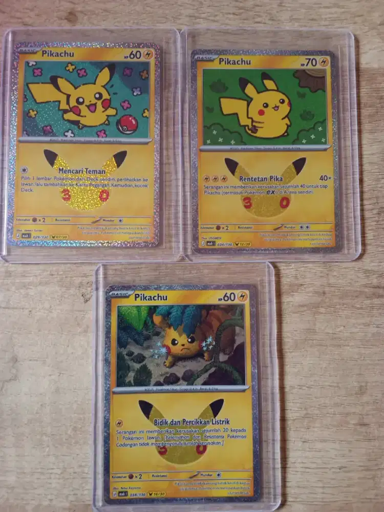 Pokemon 30th Pikachu Set Bisa Barter