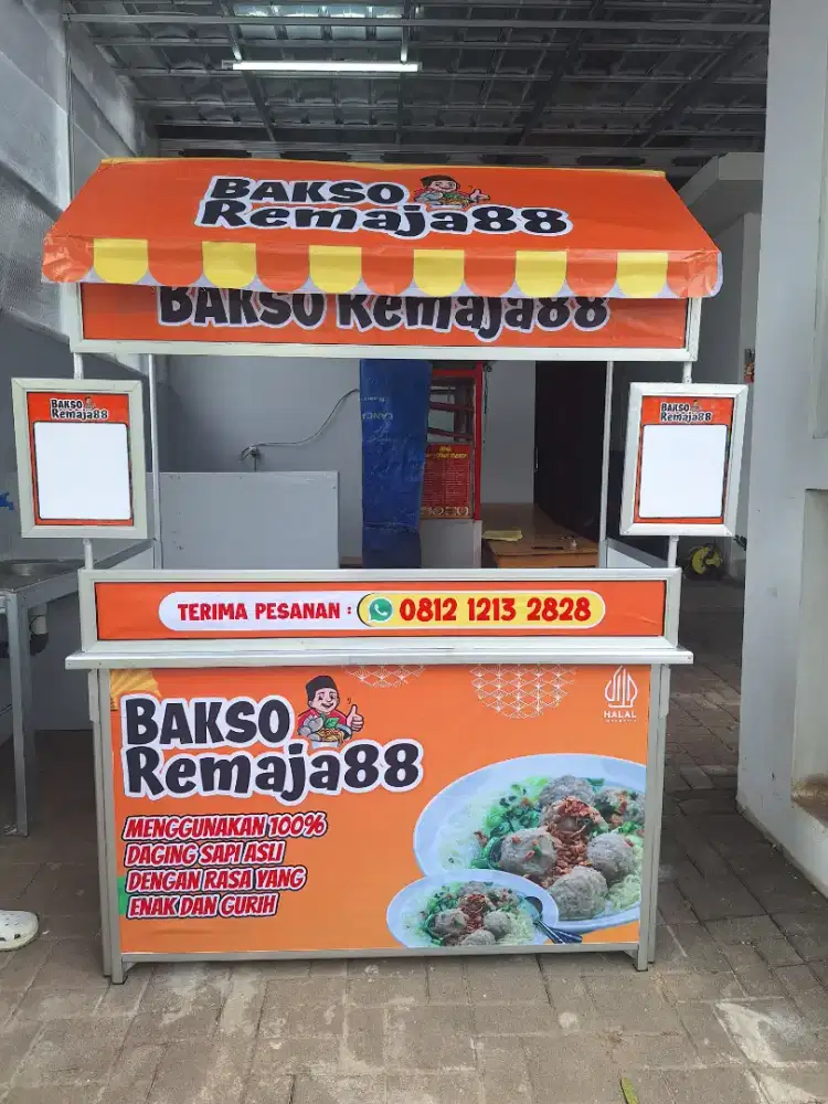 Gerobak portable ukuran 150x60
