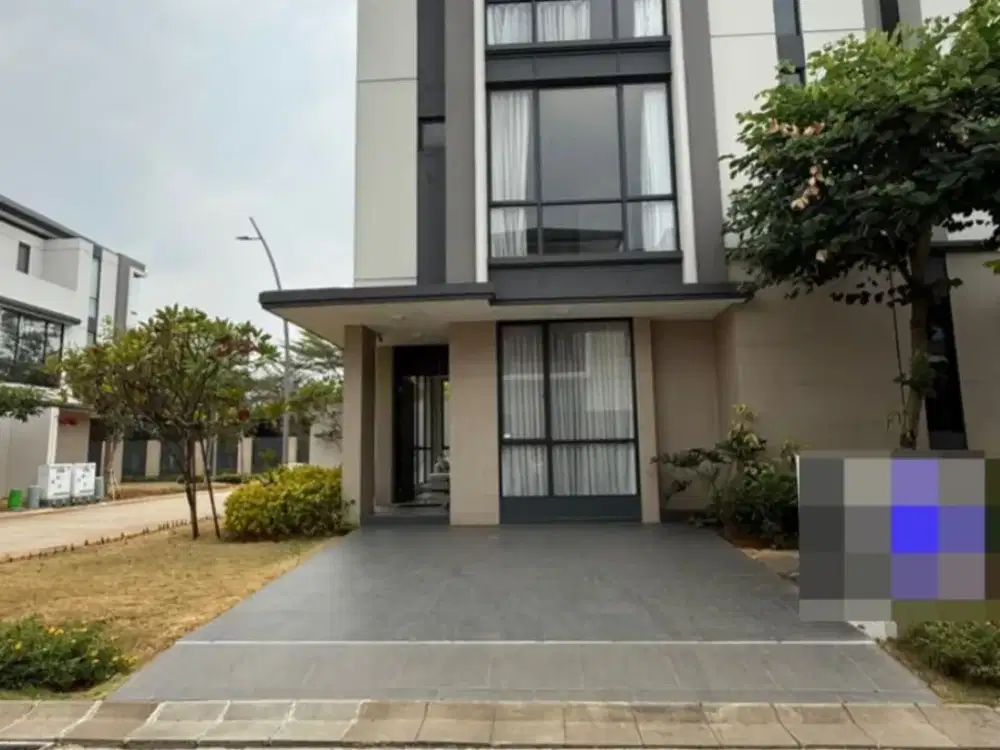 Dijual Rumah Hook 3 Lantai Cluster Asya Jakarta Garden City – Fully Furnished, Tinggal Bawa Koper!
