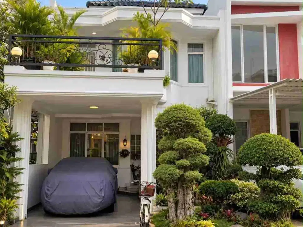 Dijual Rumah Mewah Full Furnished Lantai Full Granit di Cluster Garcia Modernland