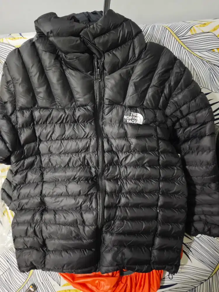 The north face  ( jaket bulu angsa)