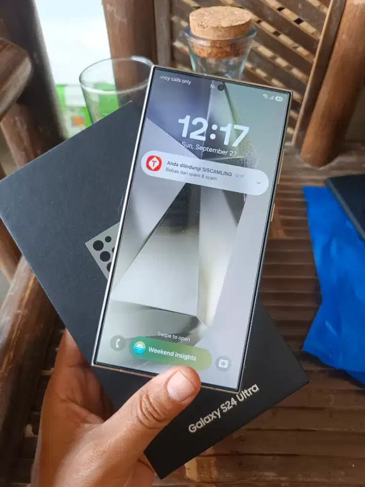 Samsung s24 ultra 12/256 jaringan 5G full ori resmi Indonesia
