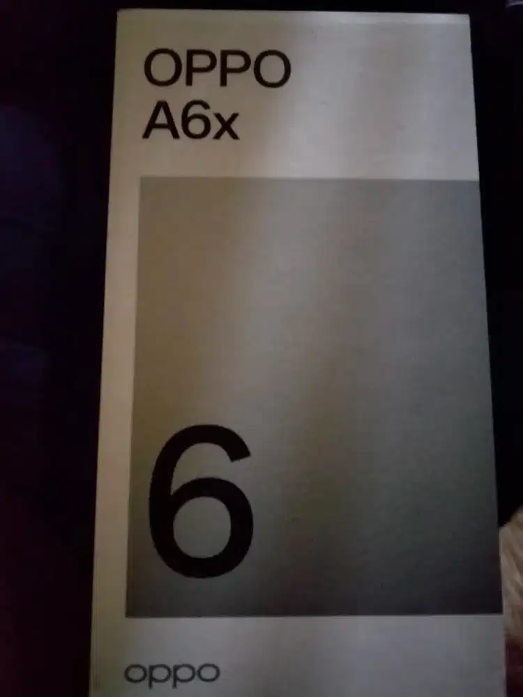 Oppo a6x bekas lengkap