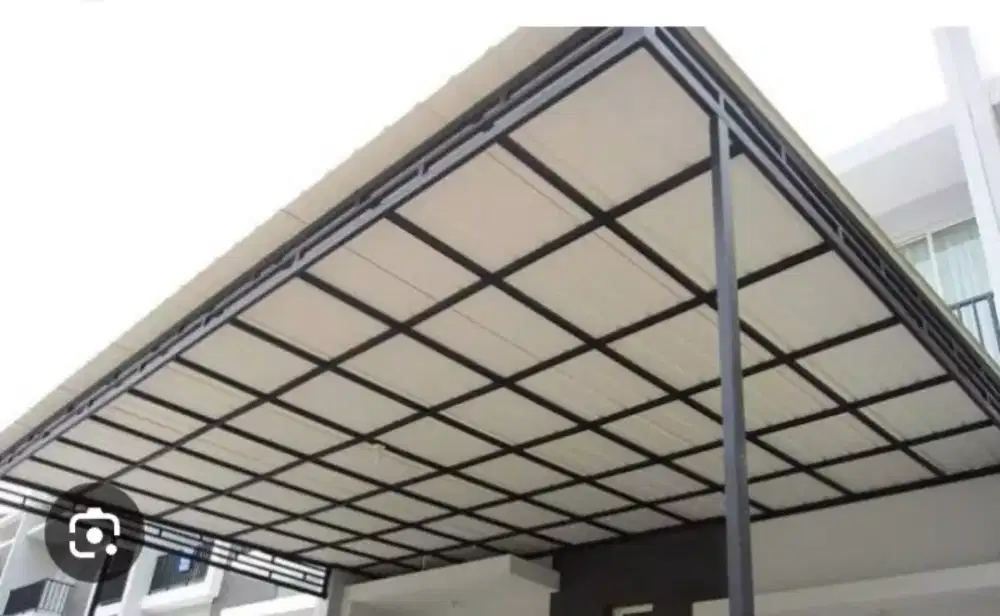 Kanopi besi atap alderon