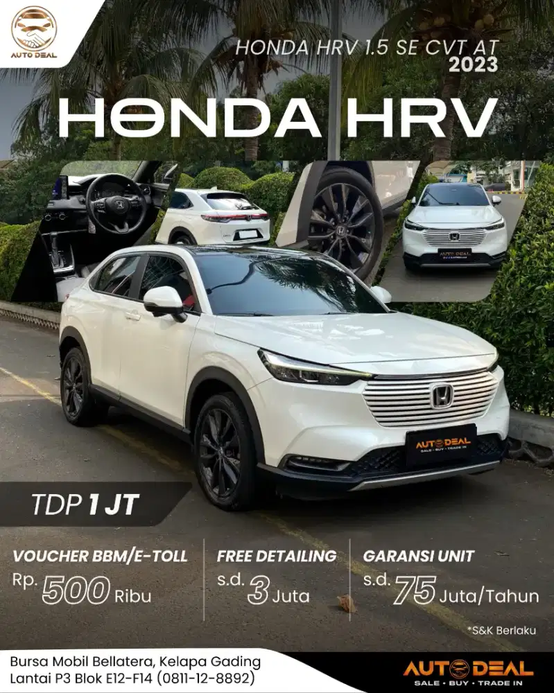 H. HRV SE SENSING 2023 SUNROOF HR-V