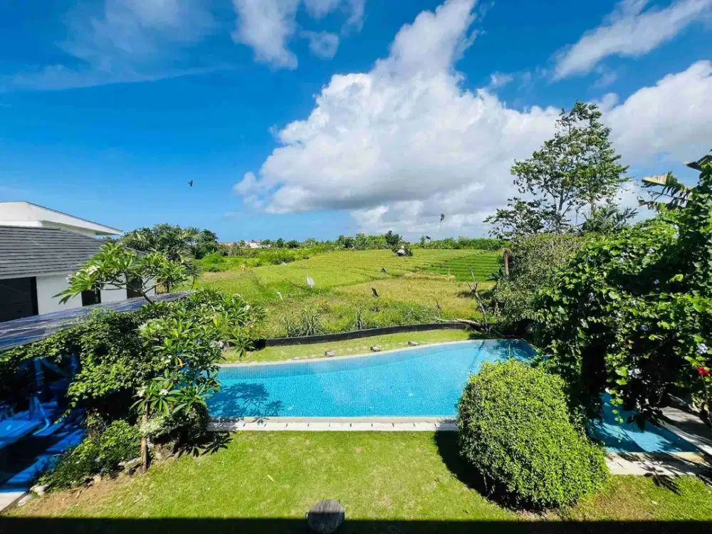 Villa view sawah canggu bali