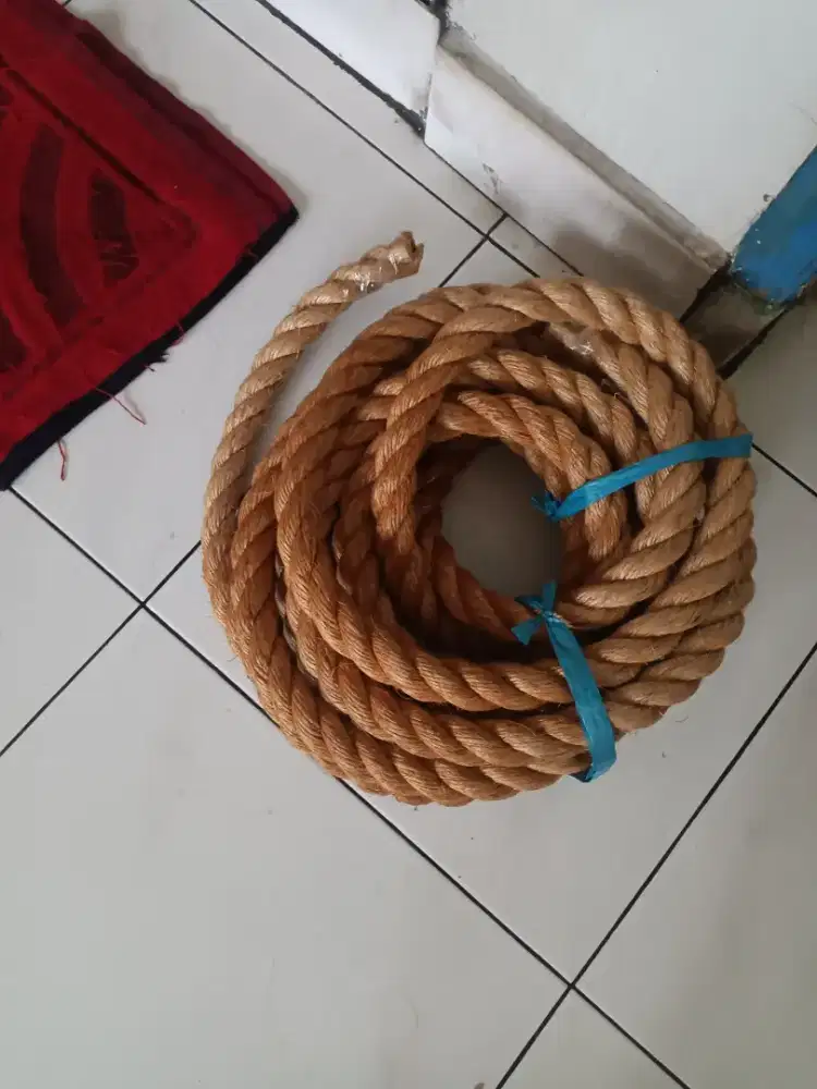 Tali tambang kapal, tebal