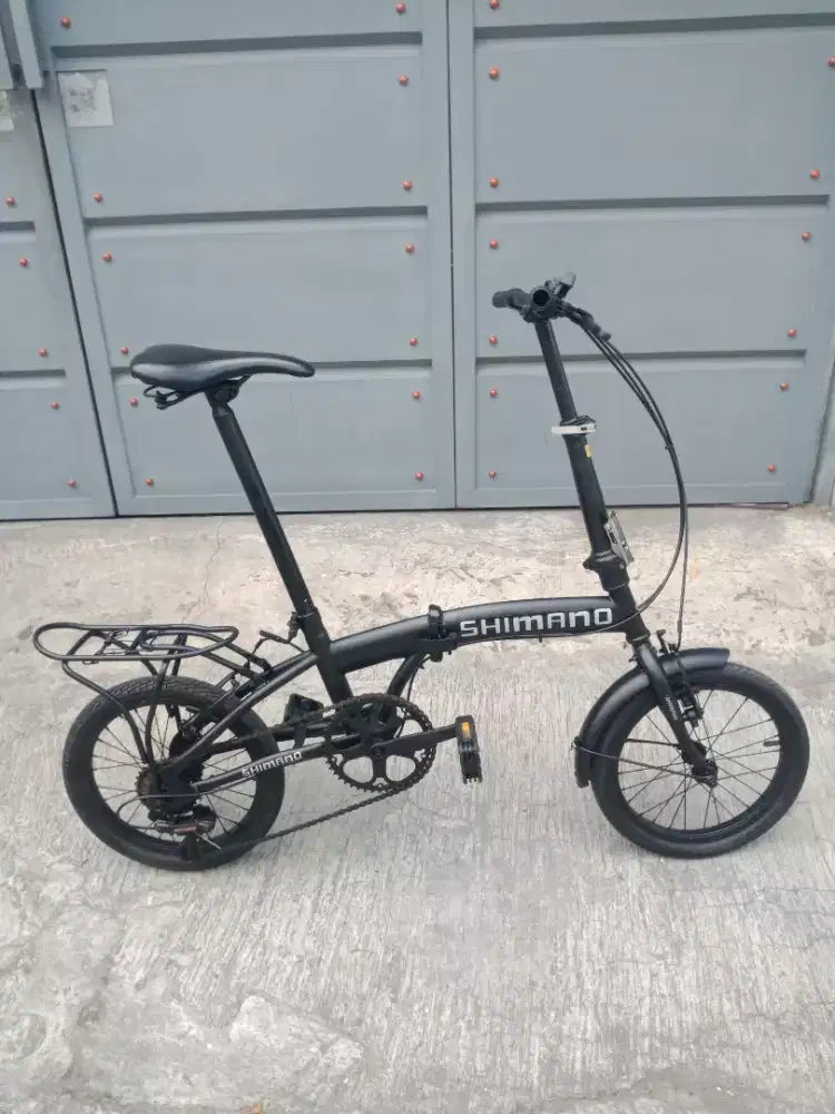 Sepeda Lipat BASIC ODESSY 6 SPEED CUSTOM BAGUS UK.16 SIAP PAKE NEGO