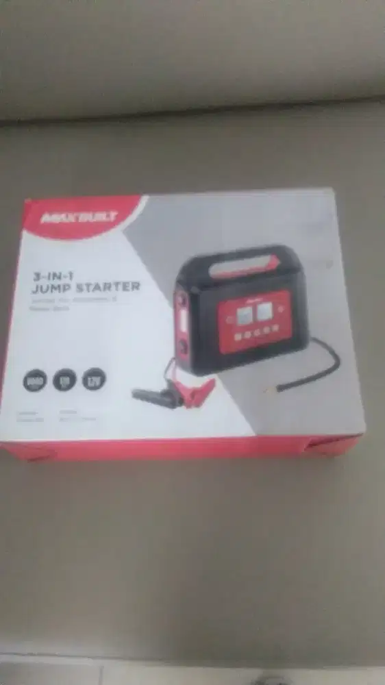 3 in 1 Jump Starter merk MAXBUILT