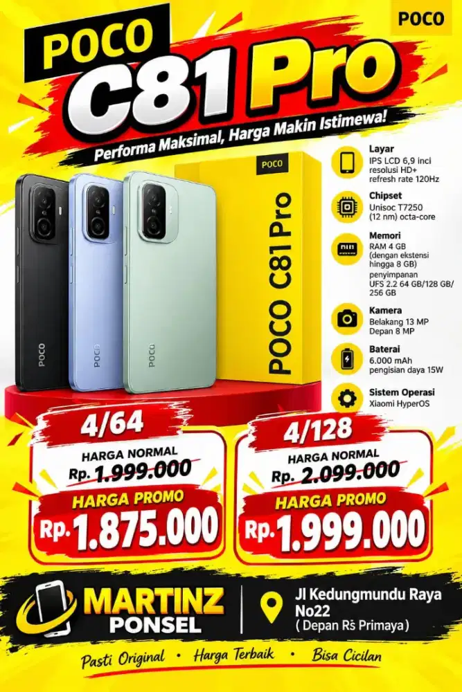 Poco C81 pro 4/64