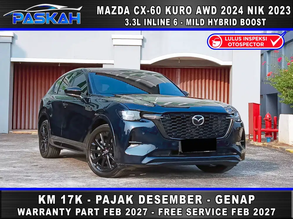 KURO AWD BUNGA 4% Km17K CX60 3.3 KURO AWD 2023 CX60 KURO AWD 2024 MHEV