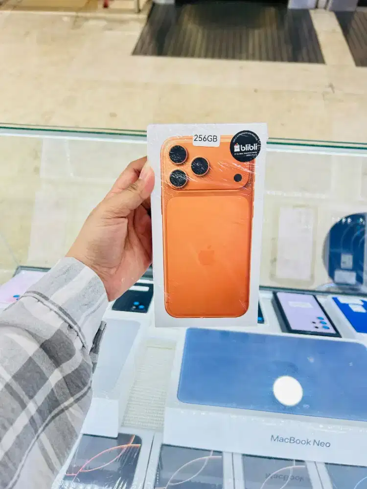 New Apple iPhone 17 Pro Max 256GB Orange Garansi Resmi iBox Indonesia