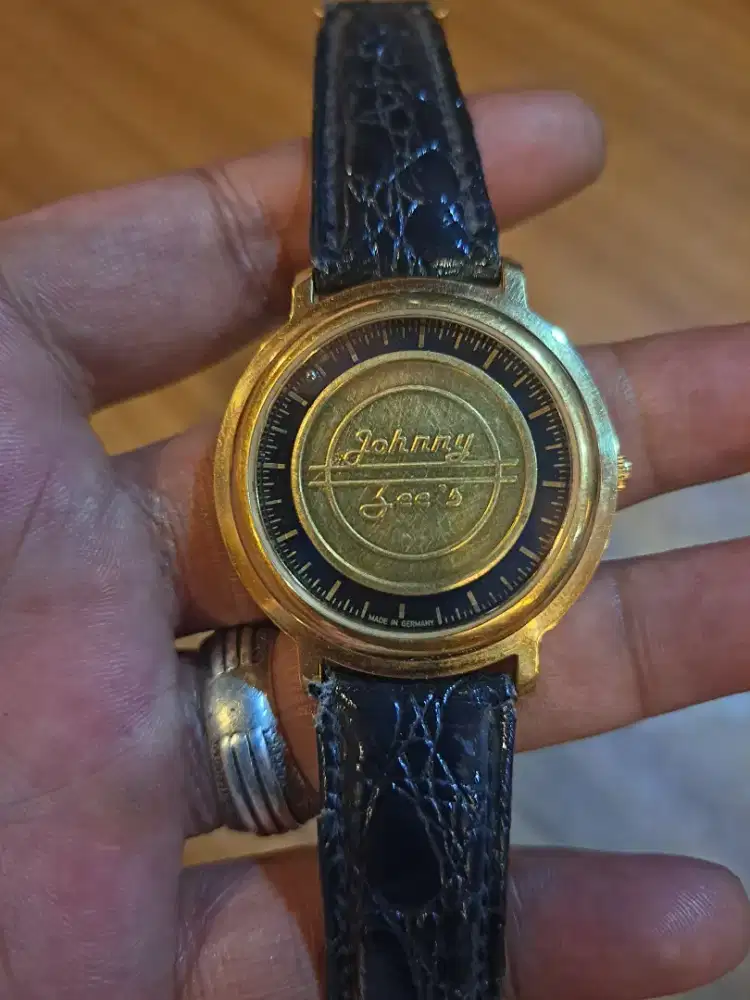Jam tangan antik bernard H mayer lapis emas mulus