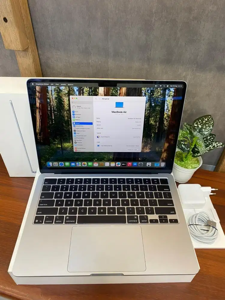 MacBook Air M4 2024 13.6Inch 16/256GB Skyblue iBox Garansi On 12/11/26