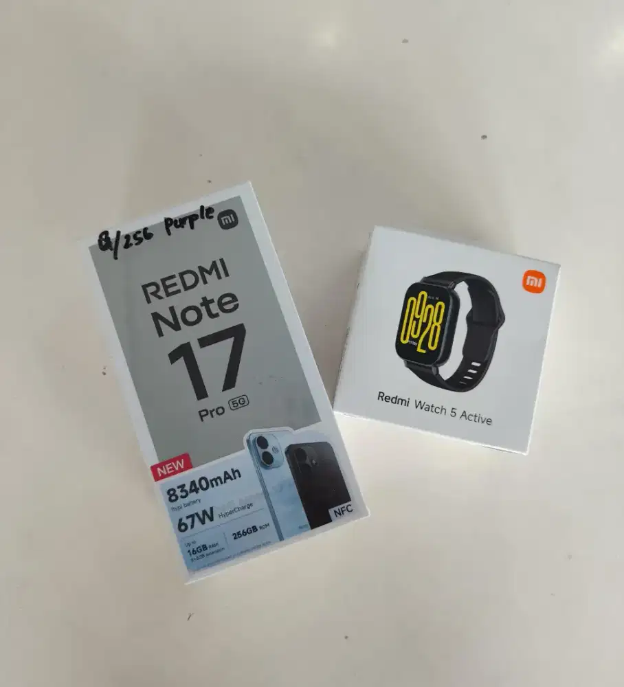 Hp redmi note 17 pro 5g free watch 5 active