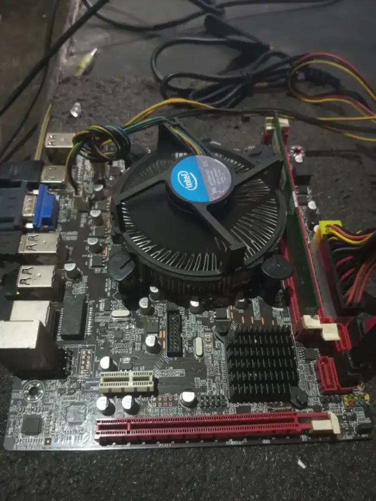 MOTHERBOARD 1155 AMPTRON H61 HDMI/ CORE I3 2100/FAN ORI