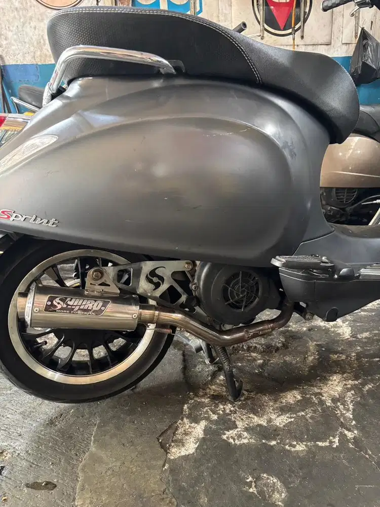 knalpot shijiro short  vespa iget