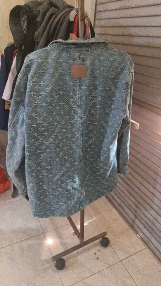 Louis Vuitton x Supreme Monogram Jacquard Denim Jacket