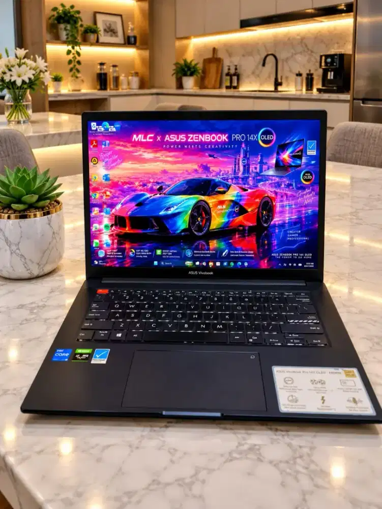 Laptop Creator ASUS Vivobook i5 RTX 3050 OLED 2.8K