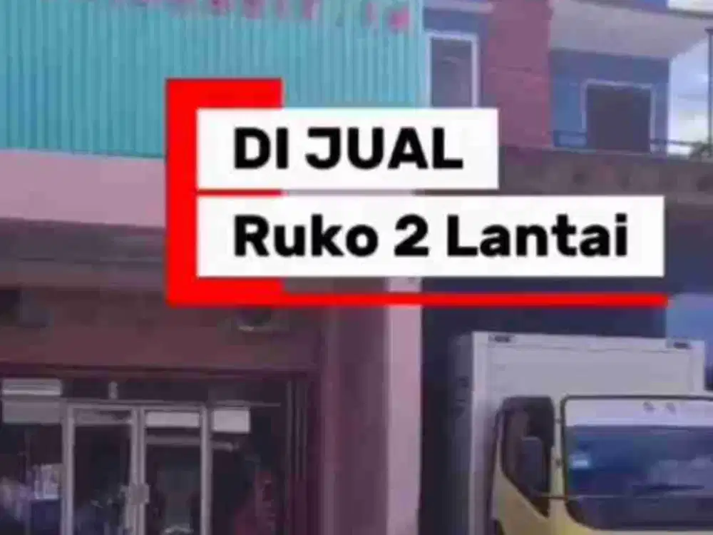 DIJUAL RUKO 2 LANTAI JL PETTARANI DEKAT MCD