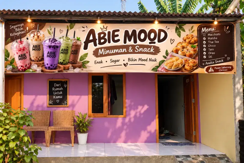 ABIE MOOD Minuman Boba & Snack - Kelapa Dua Tangerang - GoFood Ready