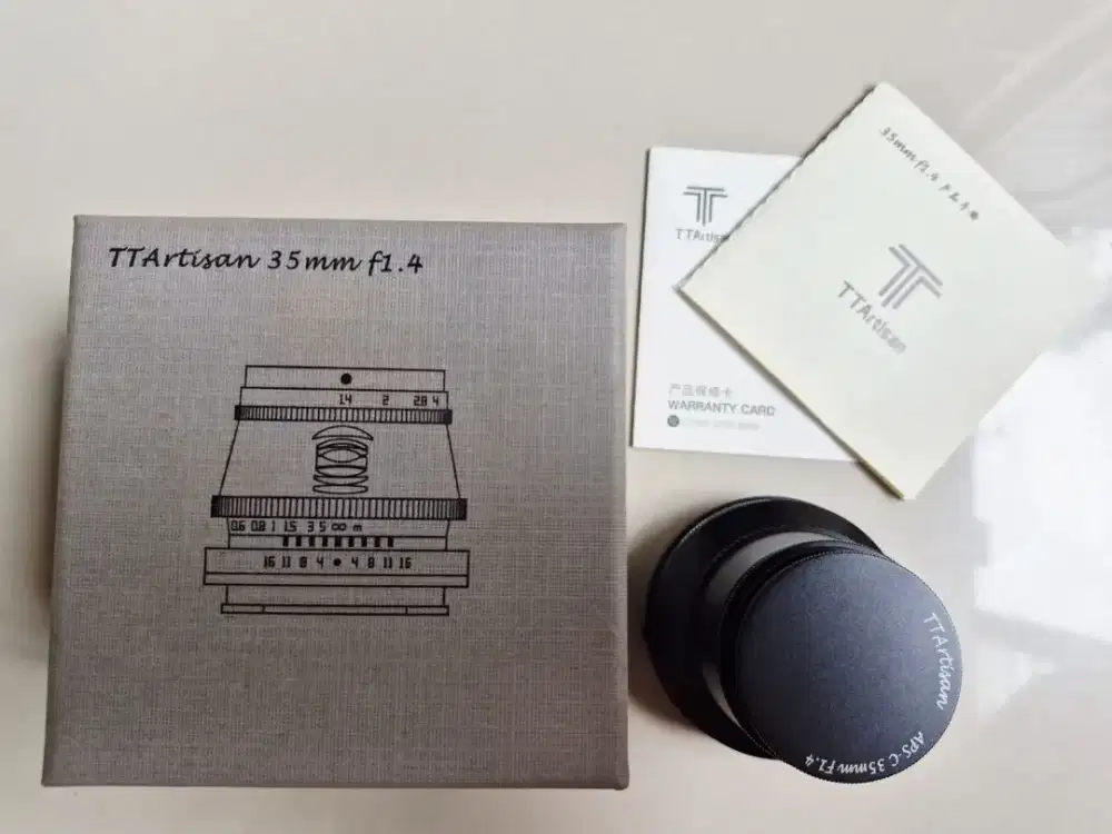 Lensa TTArtisan 35mm F1.4 for Nikon Z Mount Second Fullset Like New