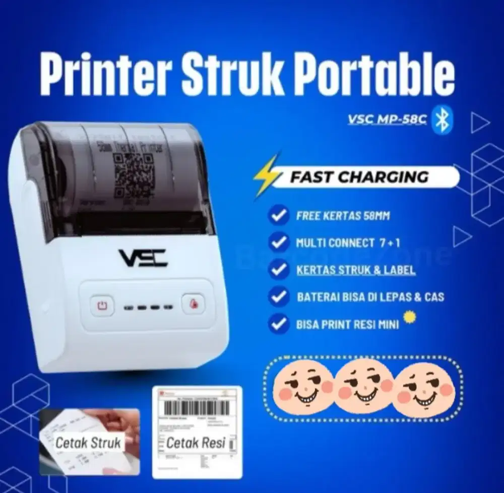 Paket usaha online Printer Thermal dan bubble amplop mini 50pcs