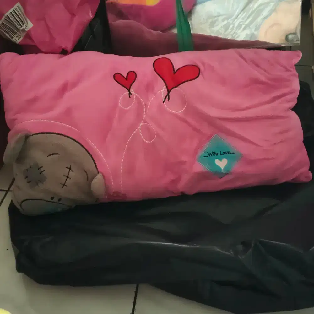 Bantal bear persegi panjang jumbo bahan lembut dingin