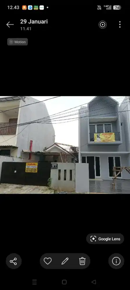 Jual 2 unit Rmh tempat tinggal dan bisa buat usaha